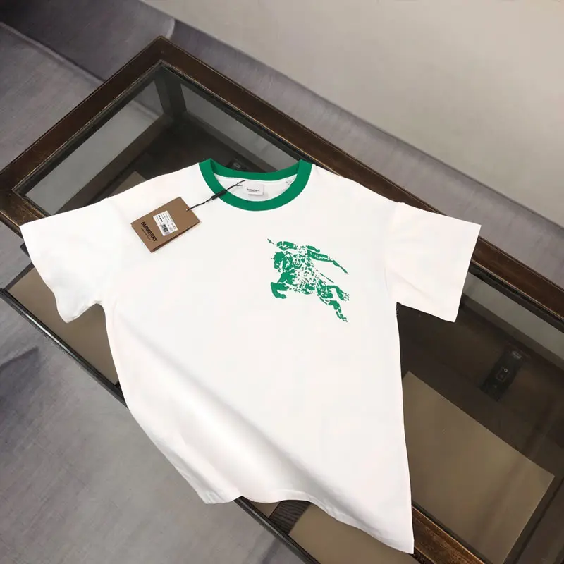 Cotton Oversize Replica Burberry White T-shirts