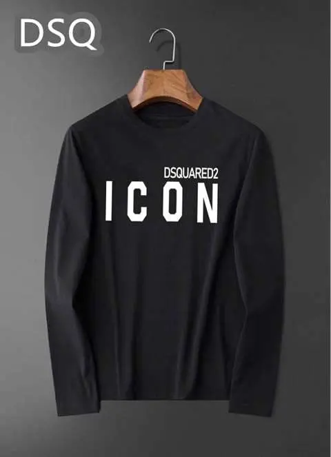 New Model Replica Dsquared2 Long Sleeve T-shirts for Men