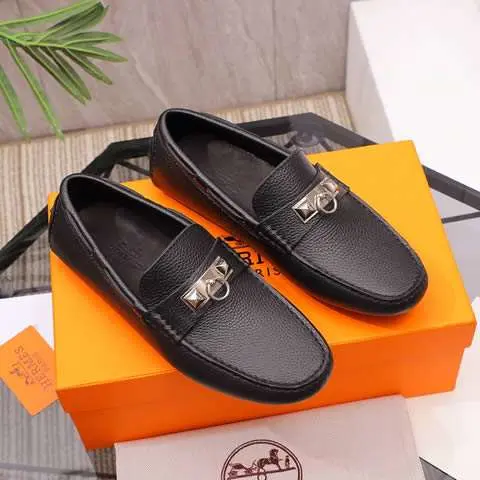 High Quality Replica Hermes Leather Shoes for men