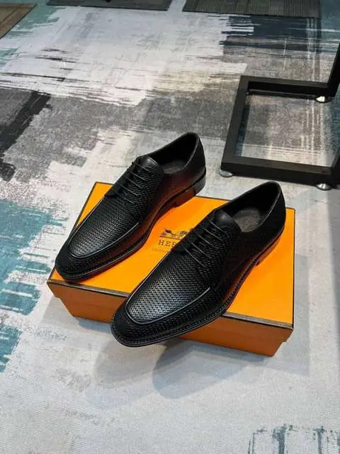 High Quality Replica Hermes Leather Shoes for men