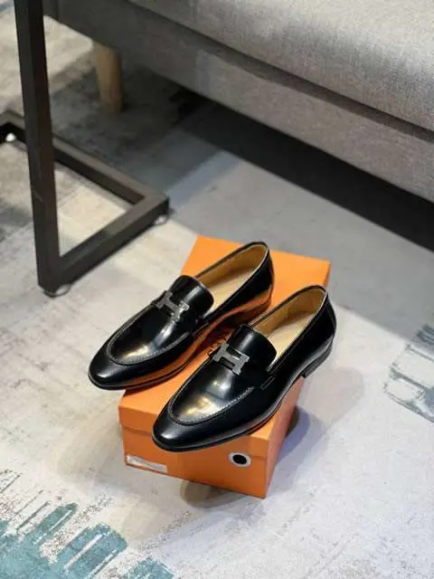 High Quality Replica Hermes Leather Shoes for men