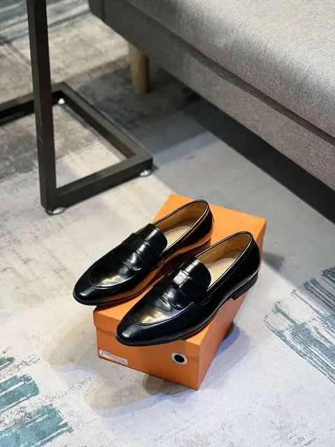 High Quality Replica Hermes Leather Shoes for men