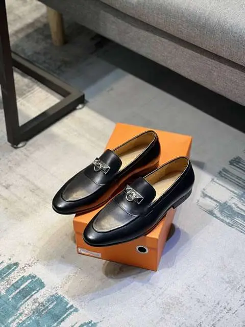 High Quality Replica Hermes Leather Shoes for men