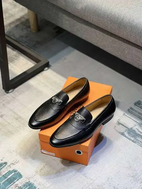 High Quality Replica Hermes Leather Shoes for men