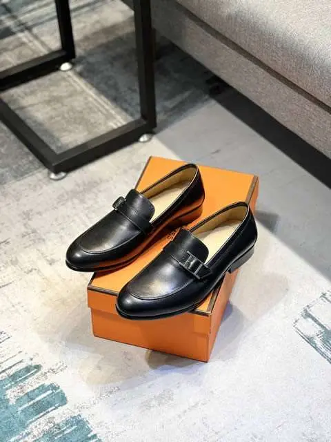 High Quality Replica Hermes Leather Shoes for men
