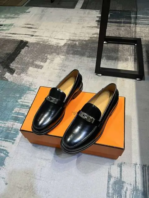 High Quality Replica Hermes Leather Shoes for men