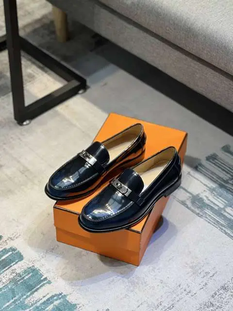 High Quality Replica Hermes Leather Shoes for men