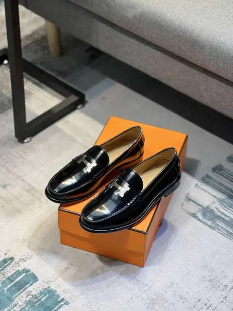 High Quality Replica Hermes Leather Shoes for men