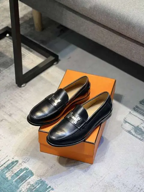 High Quality Replica Hermes Leather Shoes for men