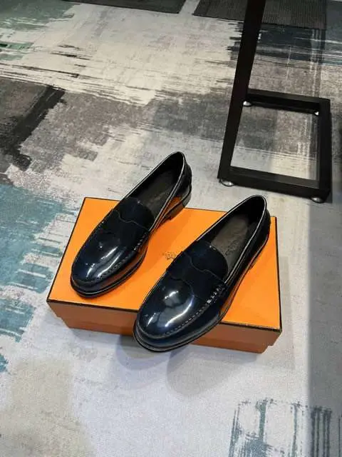 High Quality Replica Hermes Leather Shoes for men