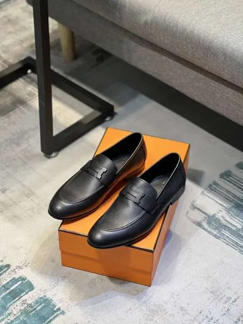 High Quality Replica Hermes Leather Shoes for men