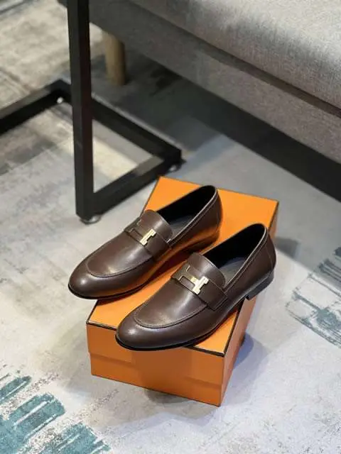 High Quality Replica Hermes Leather Shoes for men