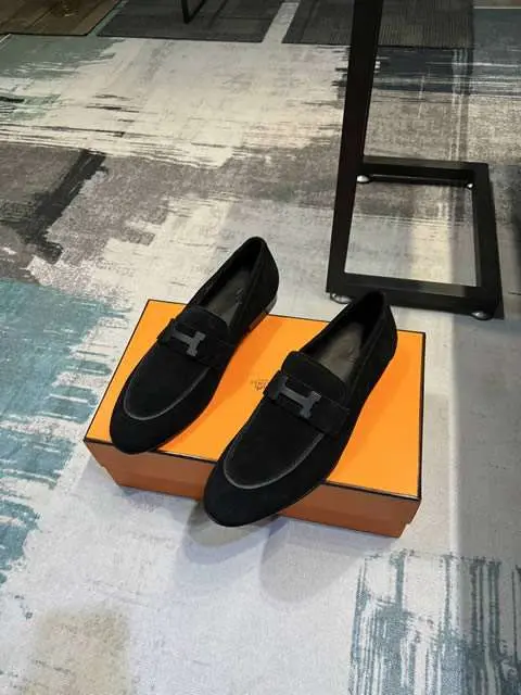High Quality Replica Hermes Leather Shoes for men