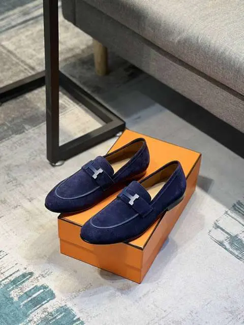 High Quality Replica Hermes Leather Shoes for men