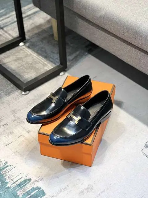 High Quality Replica Hermes Leather Shoes for men
