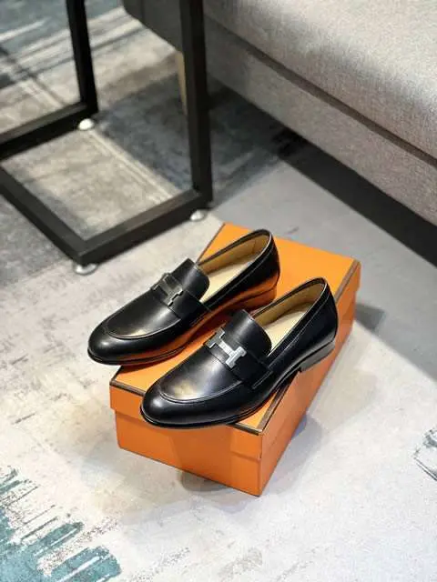 High Quality Replica Hermes Leather Shoes for men