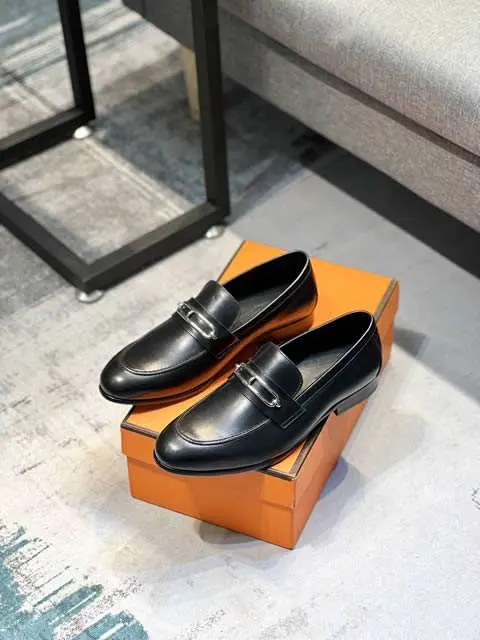 High Quality Replica Hermes Leather Shoes for men