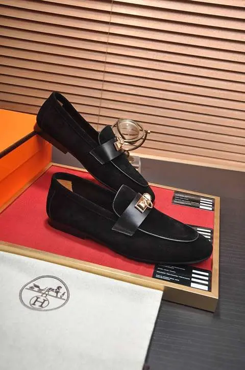 High Quality Replica Hermes Leather Shoes for men