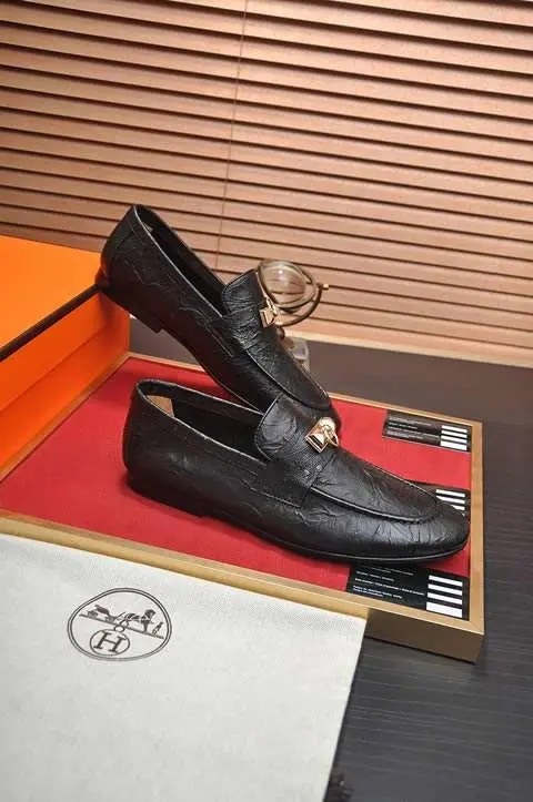High Quality Replica Hermes Leather Shoes for men