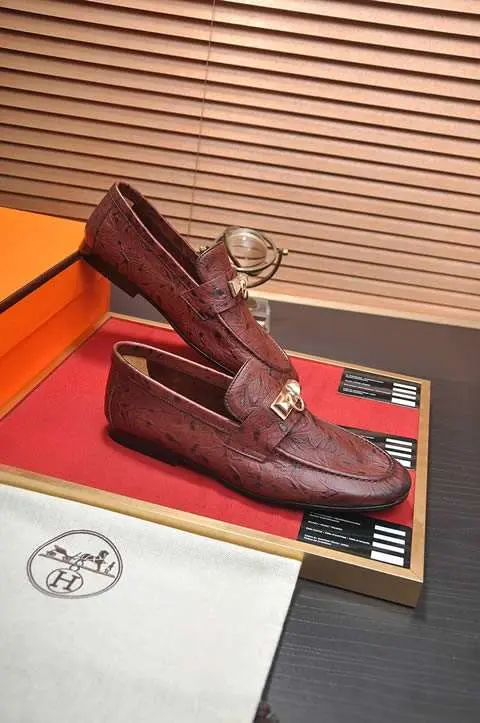 High Quality Replica Hermes Leather Shoes for men