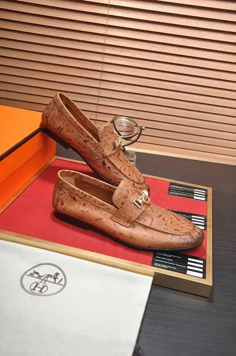 High Quality Replica Hermes Leather Shoes for men