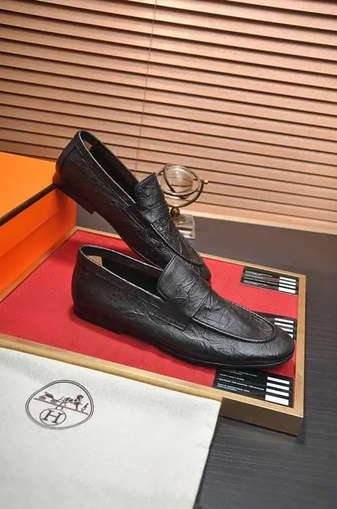 High Quality Replica Hermes Leather Shoes for men