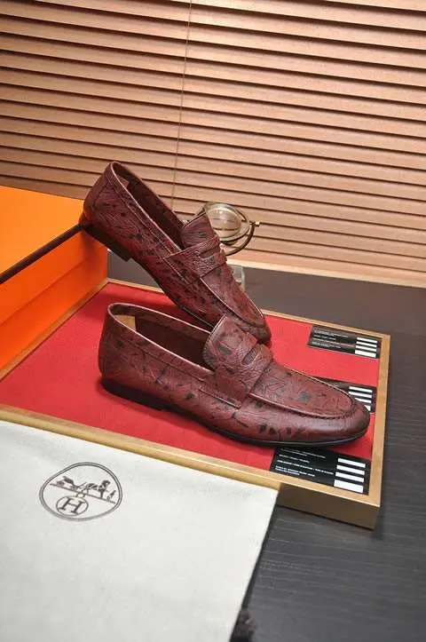 High Quality Replica Hermes Leather Shoes for men