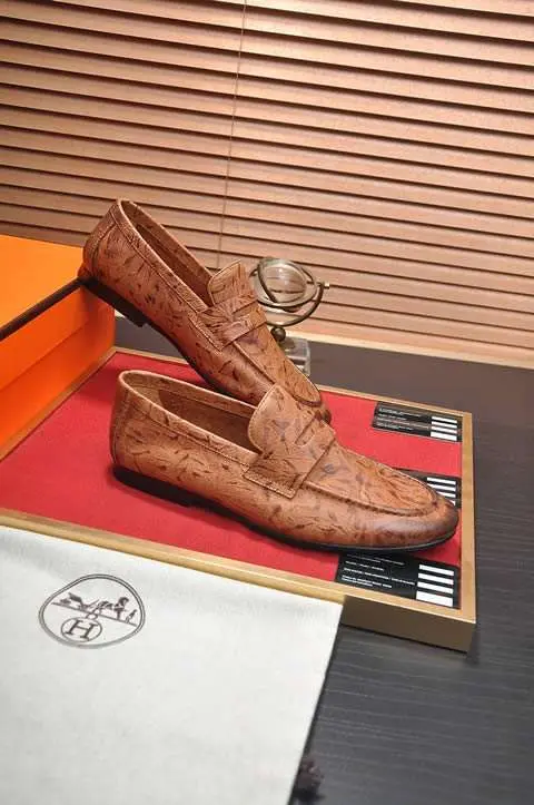 High Quality Replica Hermes Leather Shoes for men