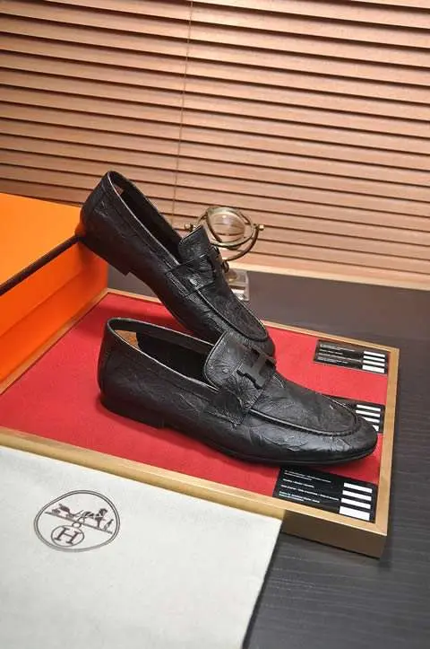 High Quality Replica Hermes Leather Shoes for men