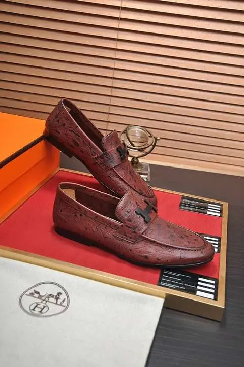 High Quality Replica Hermes Leather Shoes for men