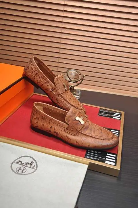High Quality Replica Hermes Leather Shoes for men