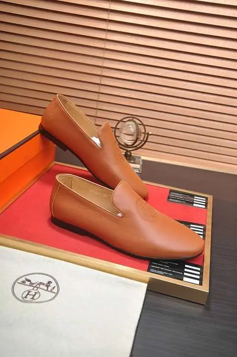 High Quality Replica Hermes Leather Shoes for men
