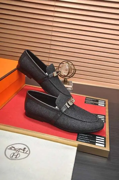 High Quality Replica Hermes Leather Shoes for men