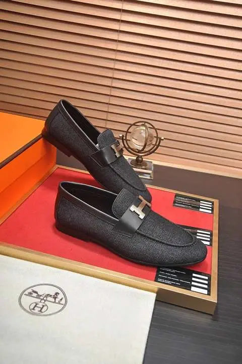 High Quality Replica Hermes Leather Shoes for men