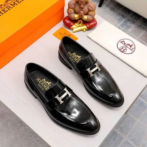 High Quality Replica Hermes Leather Shoes for men