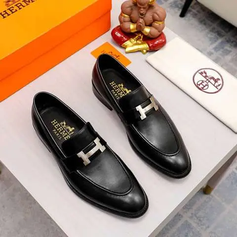 High Quality Replica Hermes Leather Shoes for men