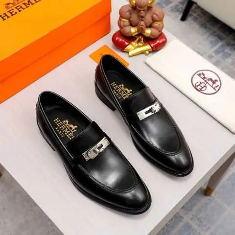 High Quality Replica Hermes Leather Shoes for men
