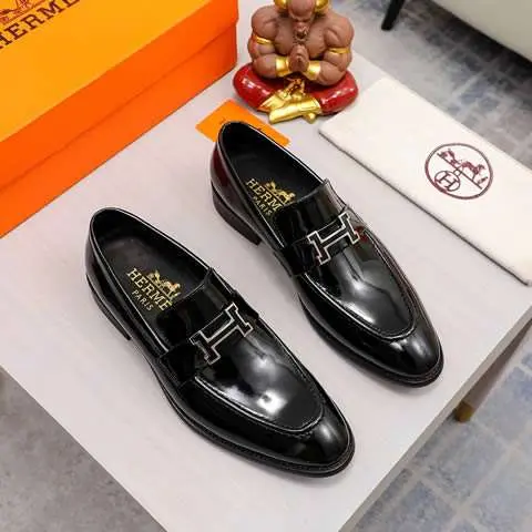 High Quality Replica Hermes Leather Shoes for men