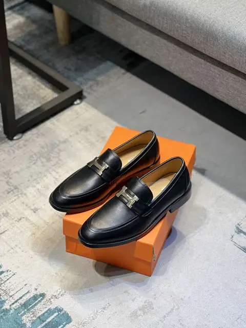 High Quality Replica Hermes Leather Shoes for men