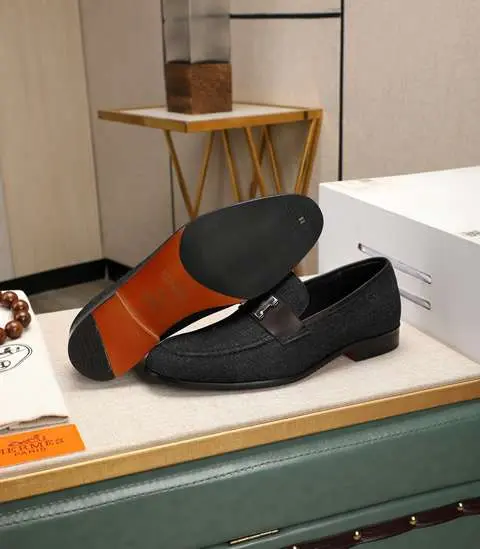 High Quality Replica Hermes Leather Shoes for men