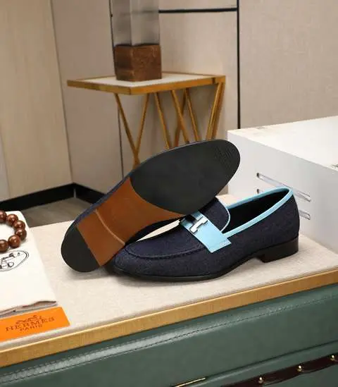 High Quality Replica Hermes Leather Shoes for men