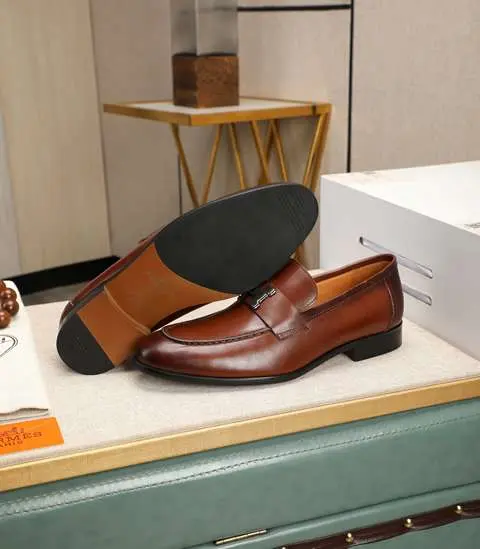 High Quality Replica Hermes Leather Shoes for men