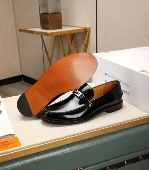 High Quality Replica Hermes Leather Shoes for men