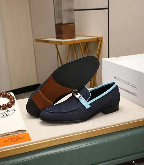 High Quality Replica Hermes Leather Shoes for men