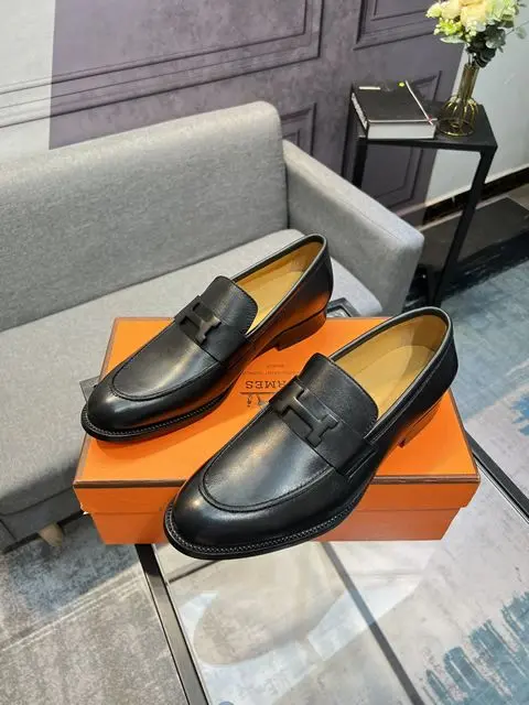 High Quality Replica Hermes Leather Shoes for men