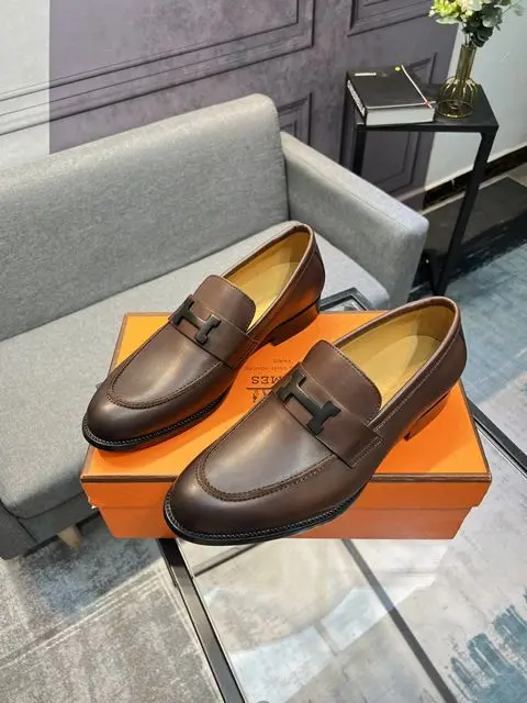 High Quality Replica Hermes Leather Shoes for men