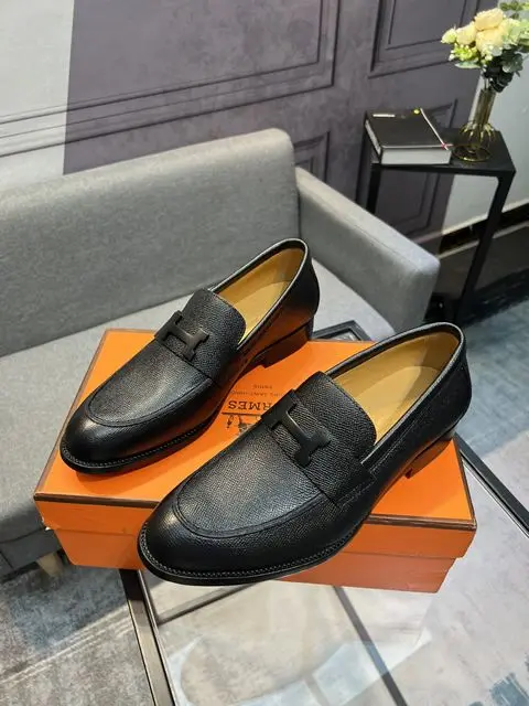 High Quality Replica Hermes Leather Shoes for men