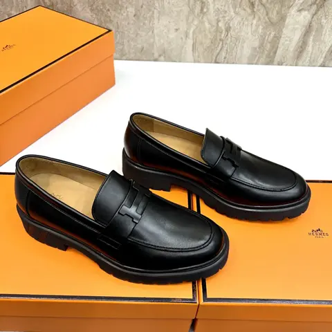 High Quality Replica Hermes Leather Shoes for men