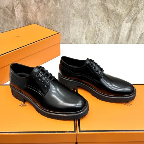 High Quality Replica Hermes Leather Shoes for men