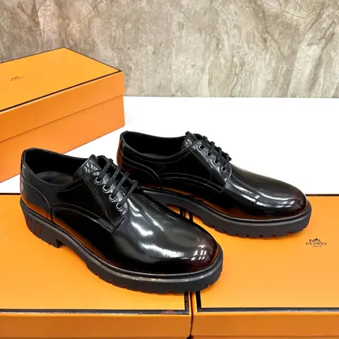 High Quality Replica Hermes Leather Shoes for men